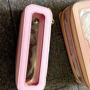 Pink make up bag